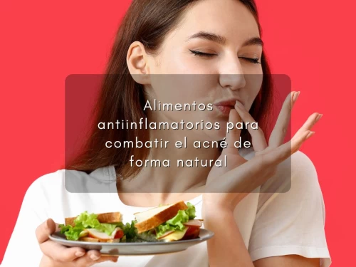 Alimentos antiinflamatorios para combatir el acné de forma natural